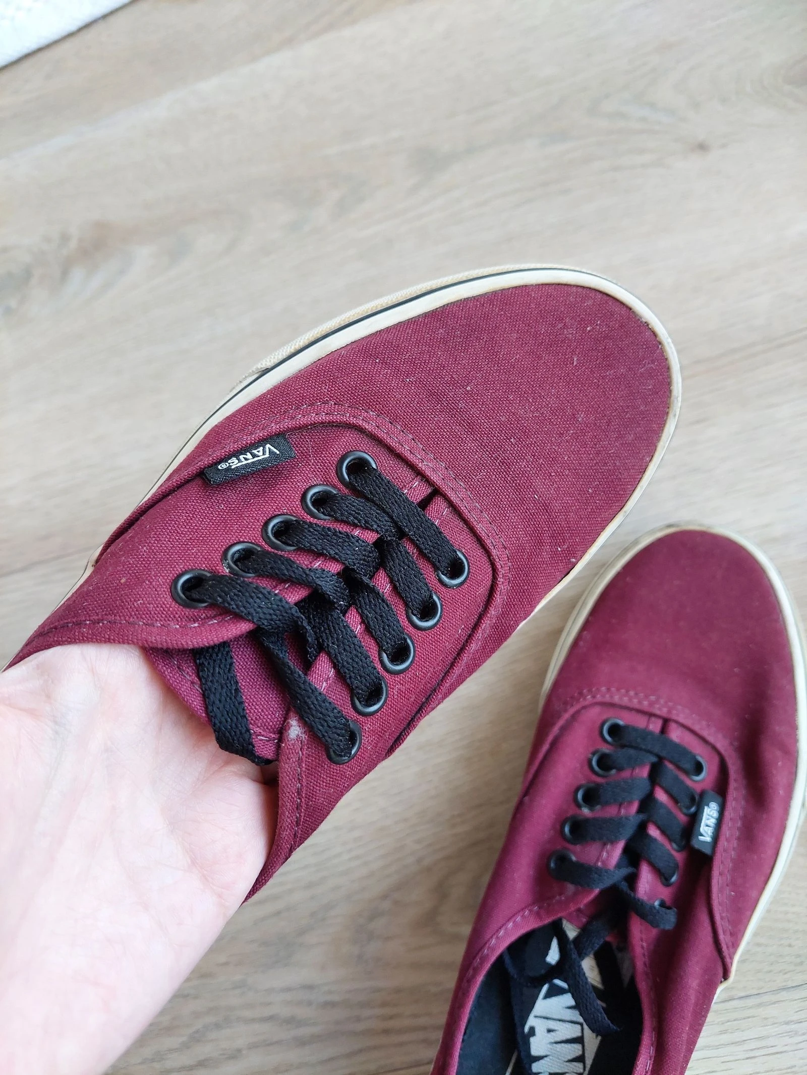 Tênis Treinador Vans Borgonha – photo 2